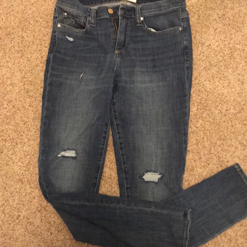 Gap Detailed Skinny Jeans
